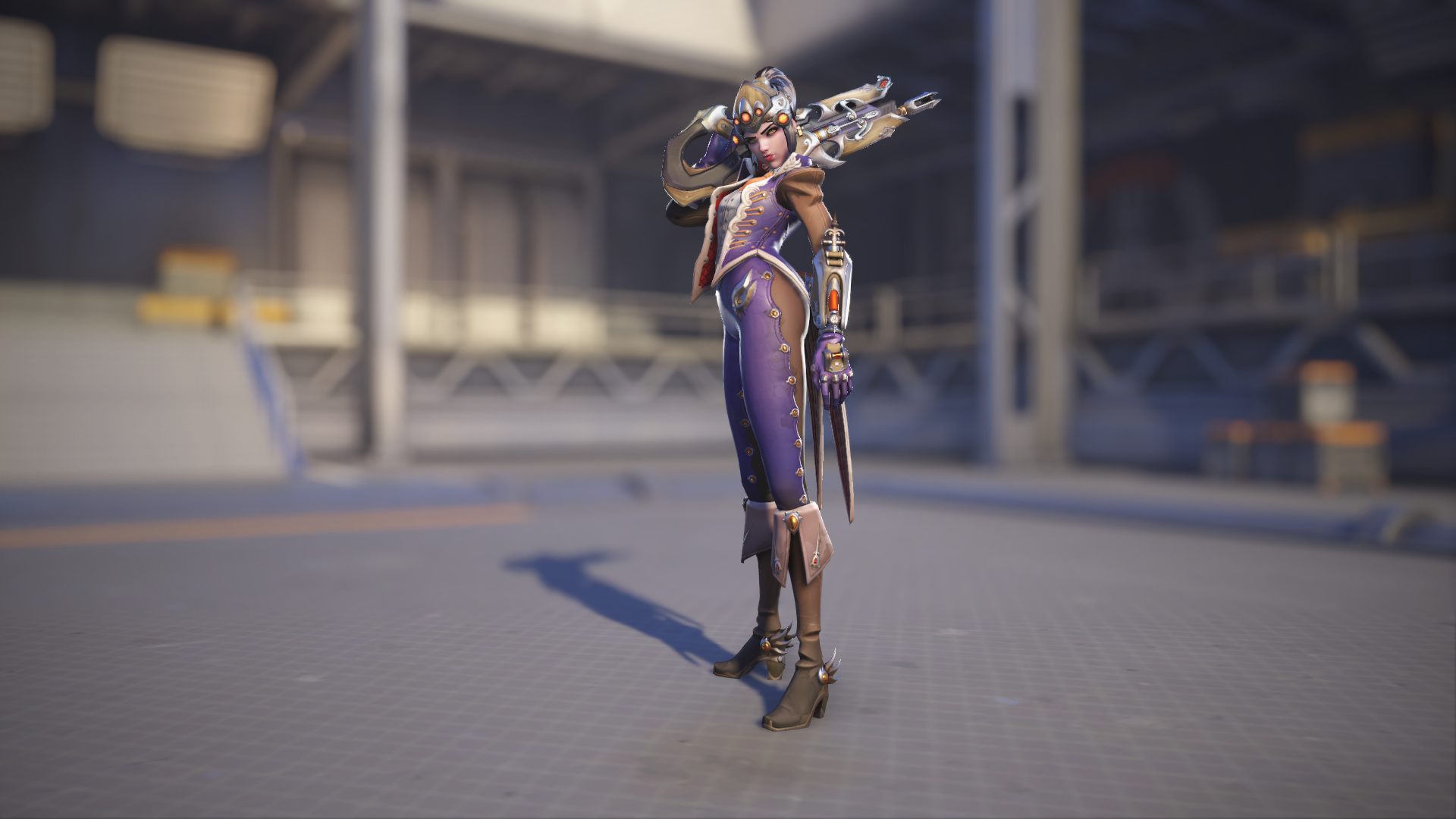 Widowmaker models her Comtesse skin in Overwatch 2.