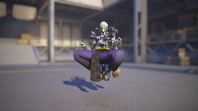 Zenyatta models his Ascendant skin in Overwatch 2.
