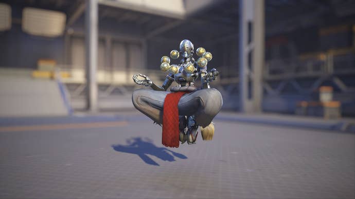 Zenyatta models his Air skin in Overwatch 2.