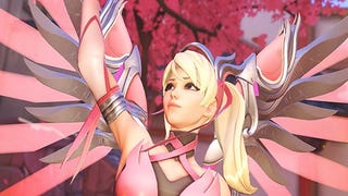 Overwatch doctor Mercy goes pink for charity