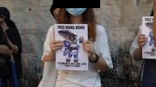 Overwatch's Mei has reached Hong Kong protests