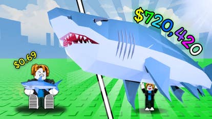 The header image of Own a Fish Pond in Roblox.