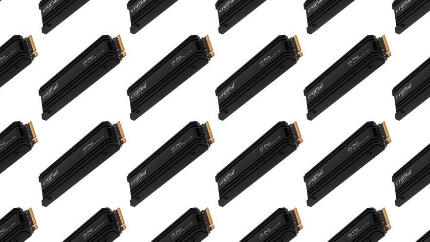 crucial p5 plus 2tb w/ heatsink patterned