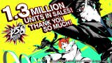 Persona 5 Strikers já vendeu mais de 1.3 milhões de unidades