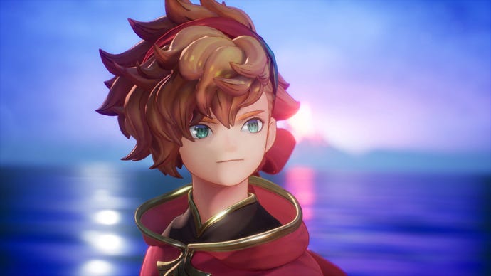 A boy with a big hairdo in Visions Of Mana