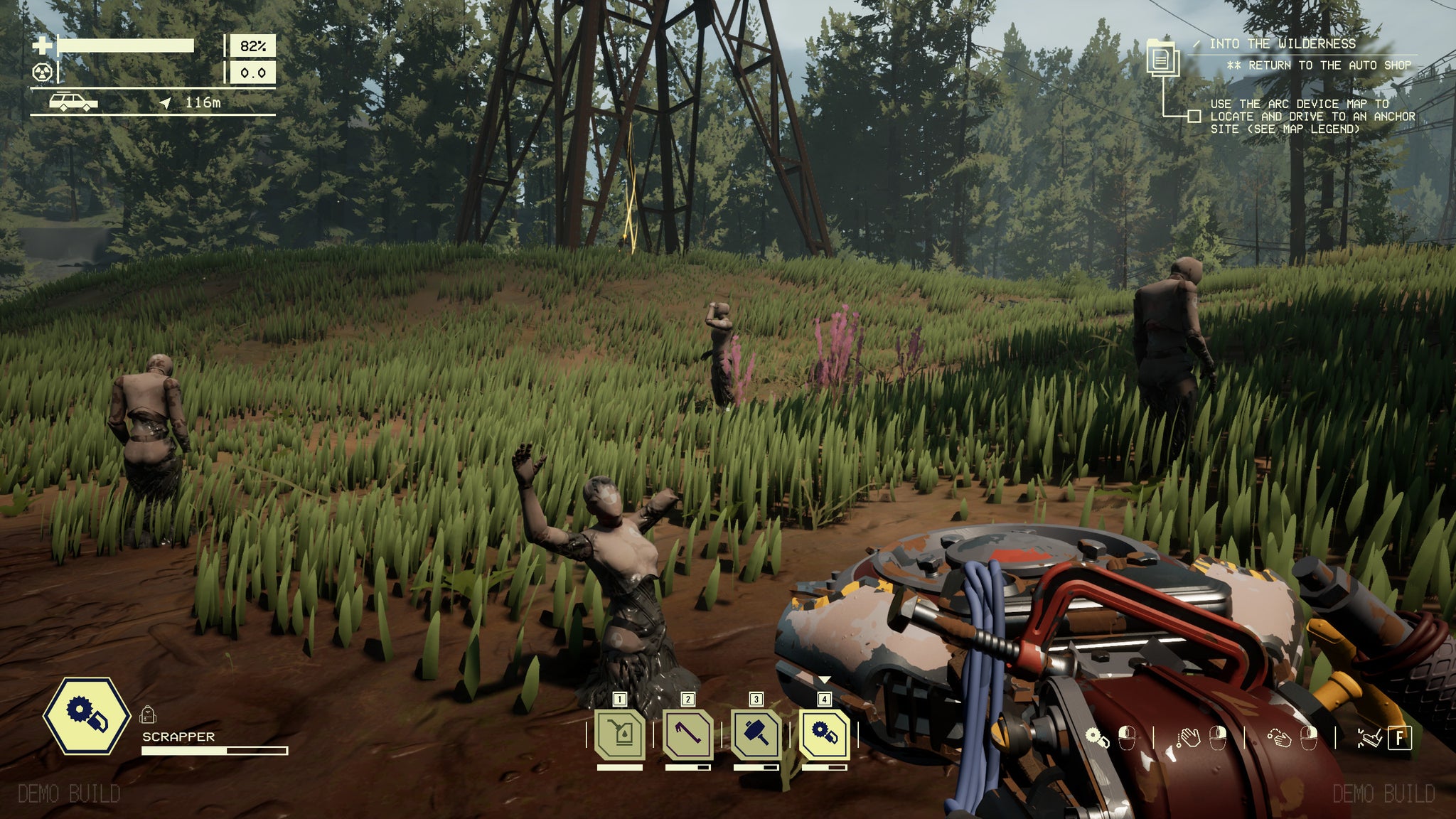 Spooky Pacific Northwest antics in a Pacific Drive screenshot. - 20