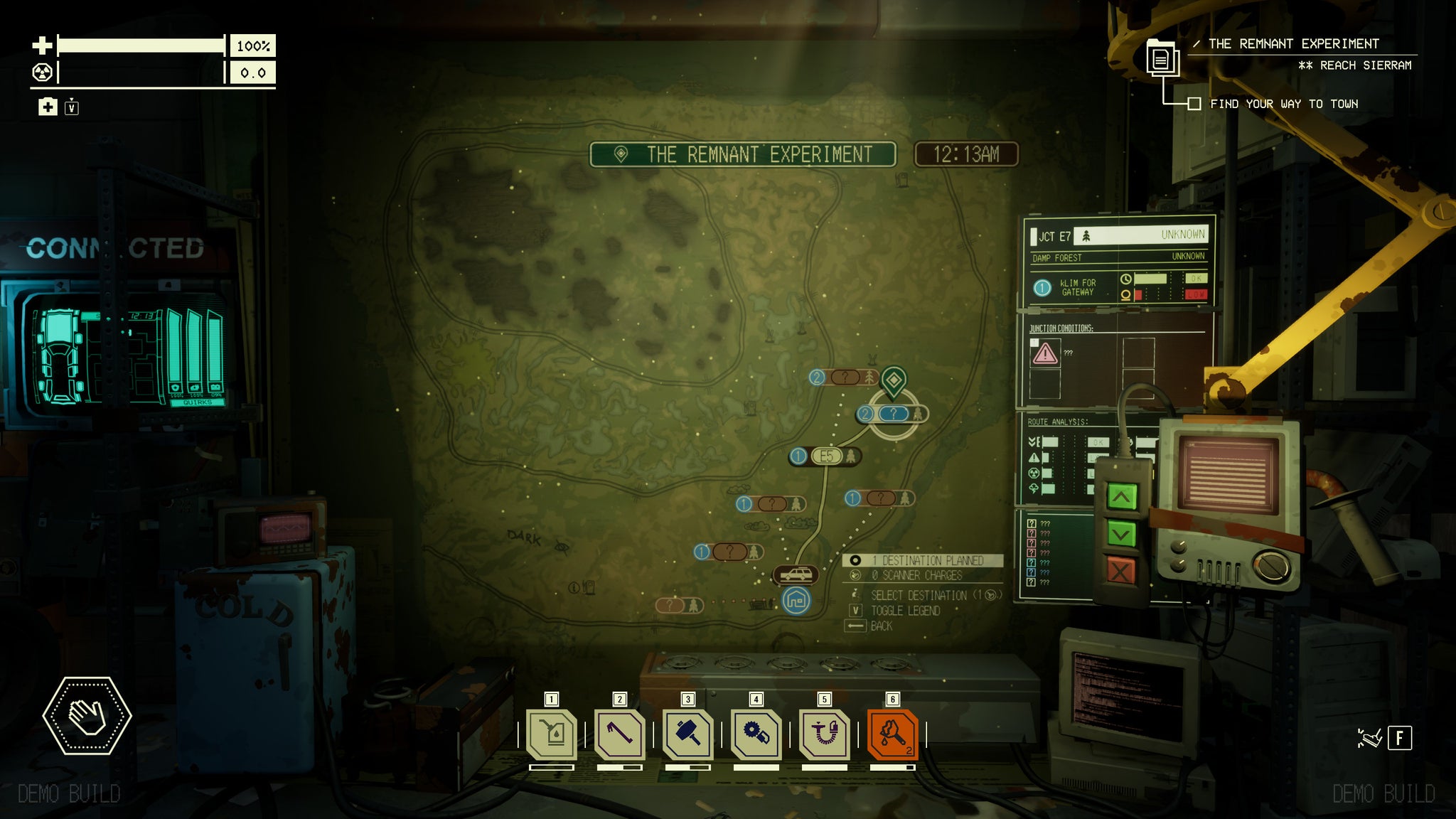 Spooky Pacific Northwest antics in a Pacific Drive screenshot. - 21