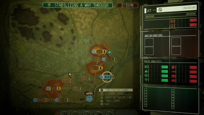 A look at Pacific Drive’s map.