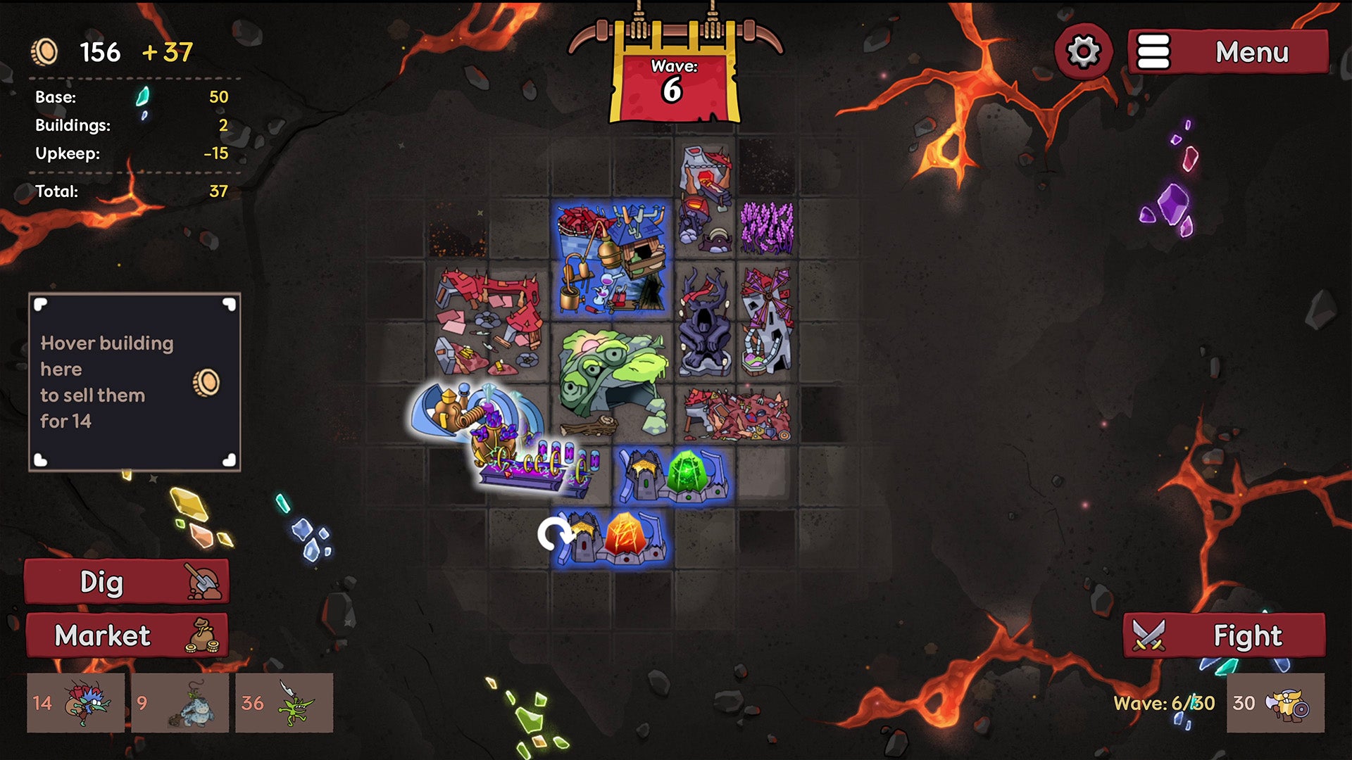 Packed Lair, out today, is a Tetris-adjacent base builder about cramming as much as you can into a tiny evil lair to aid your army in conquering the world