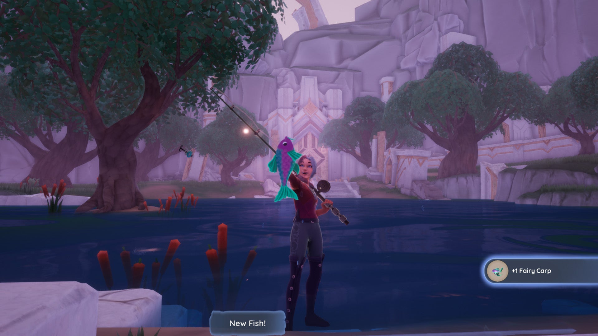 Screenshot of a Fairy Carp in Palia.