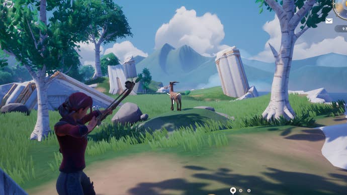 Screenshot of a player hunting a Sernuk in Palia.