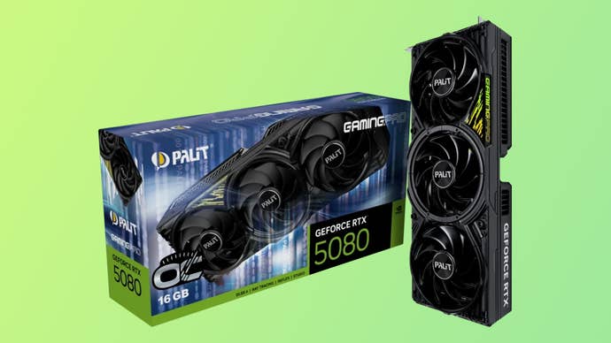 palit rtx 5080 graphics card with box