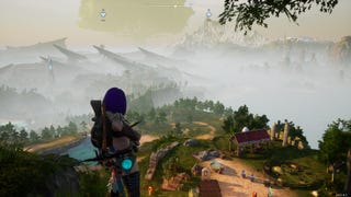 Screenshot of the Plateau of Beginnings in Palworld
