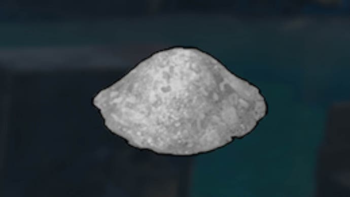 A blob of raw cement in Palworld.