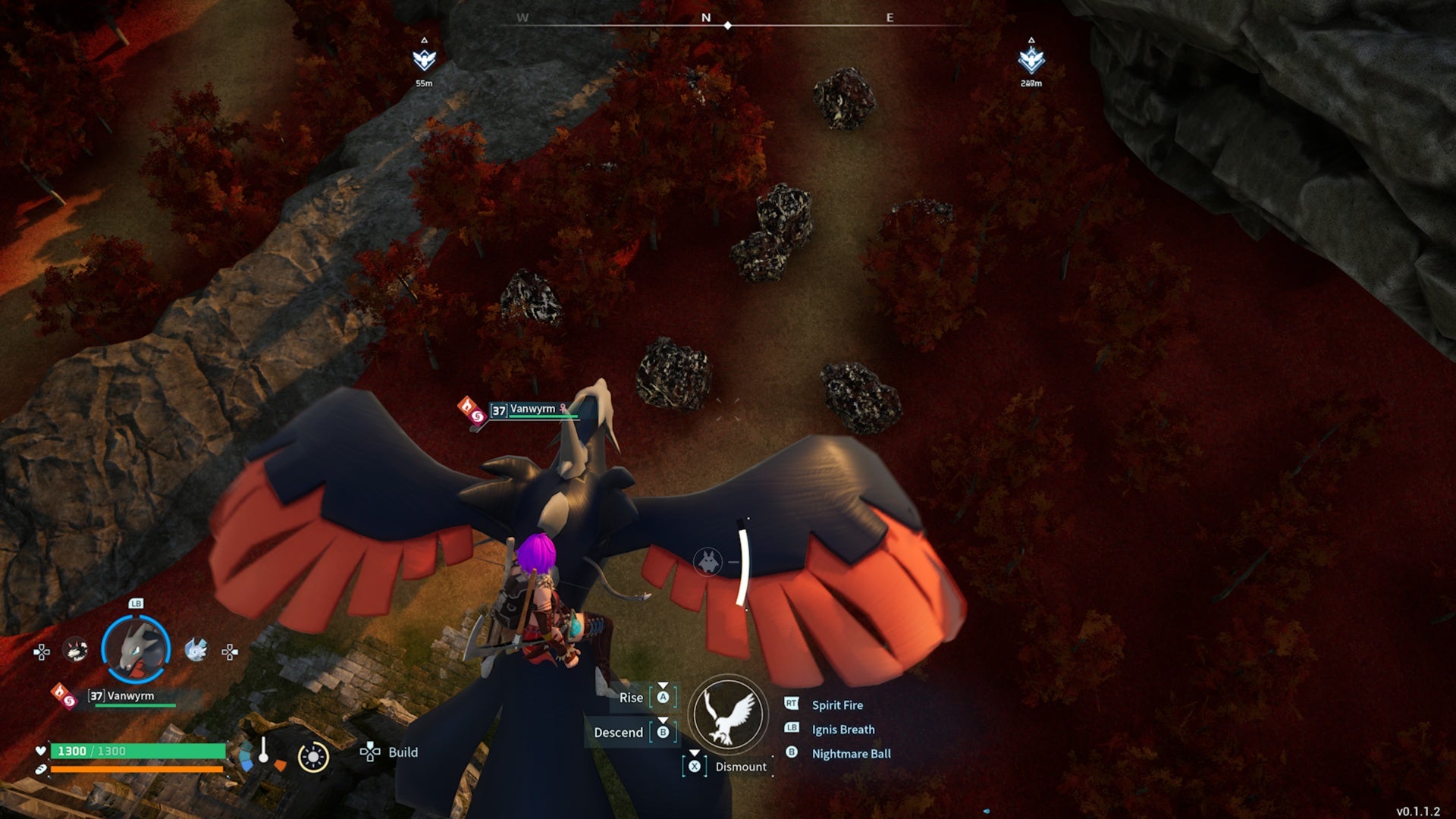 palworld desolate church ore deposit spawn location as seen from the air