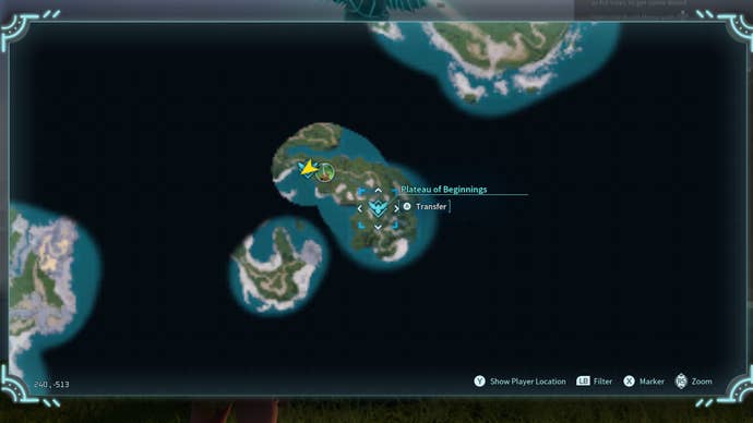 palworld fast travel option on world map