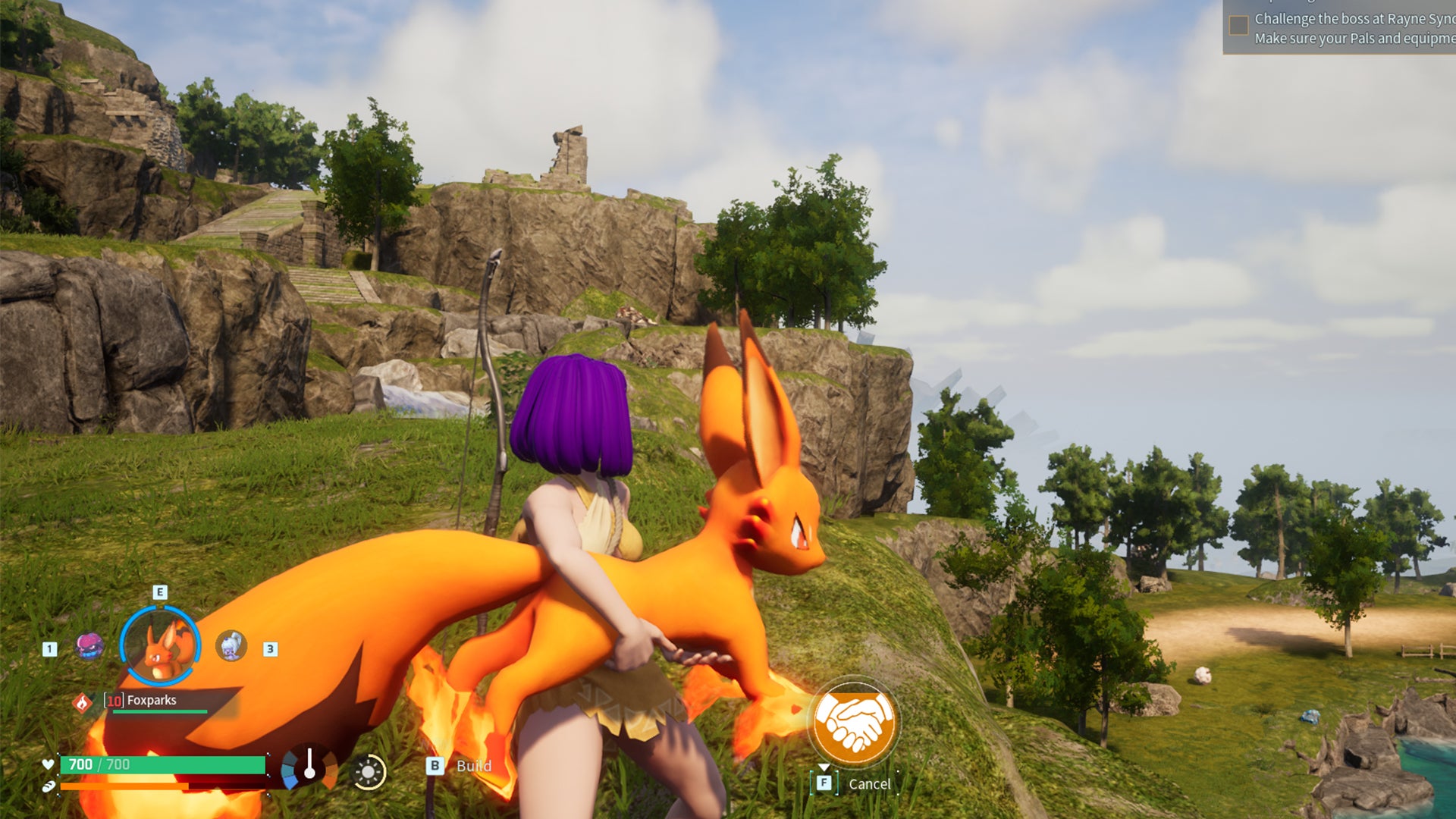 Palworld Screenshot of a Foxparks Pal - 4