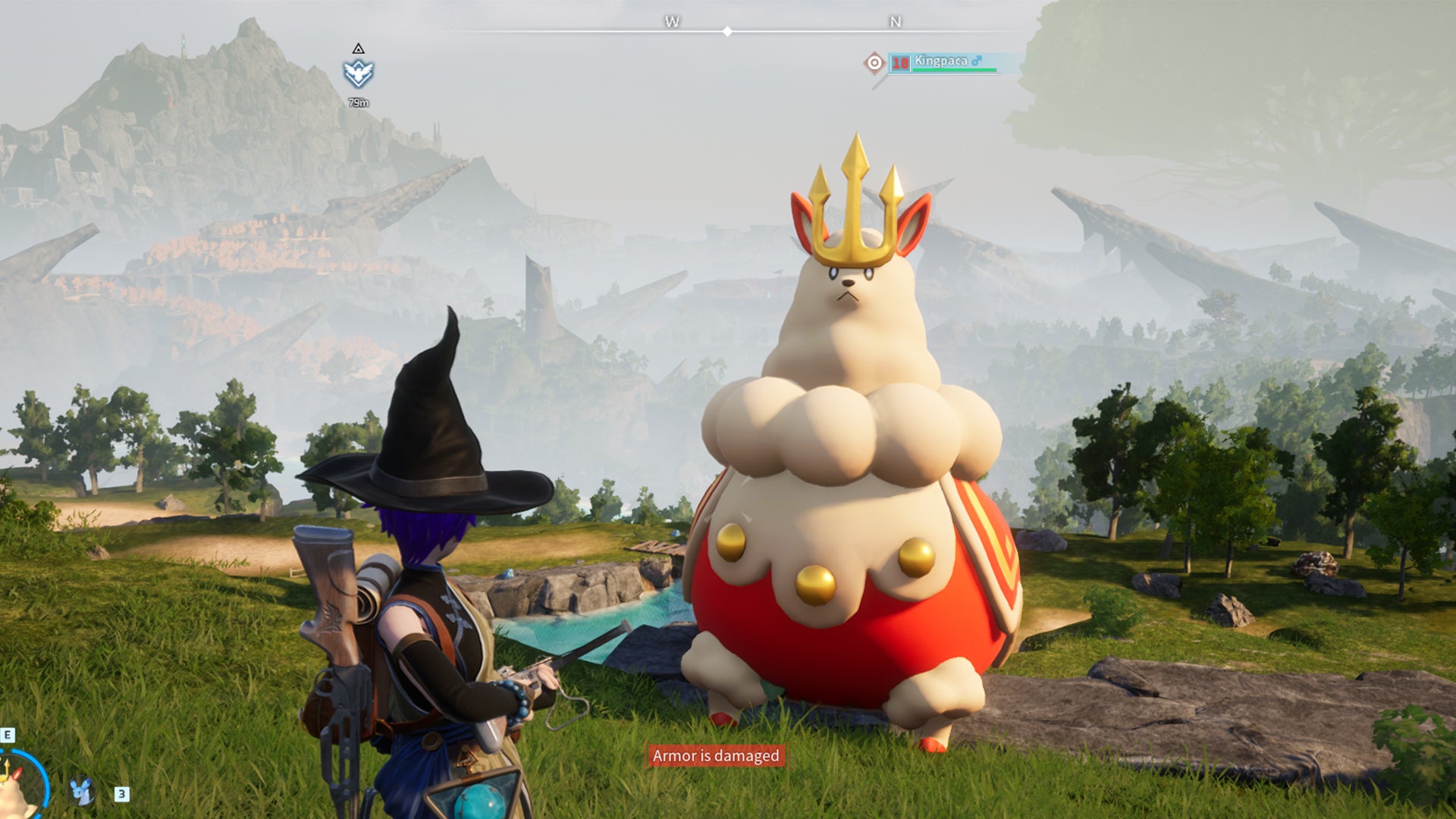 Palworld screenshot of a Kingpaca Pal - 1