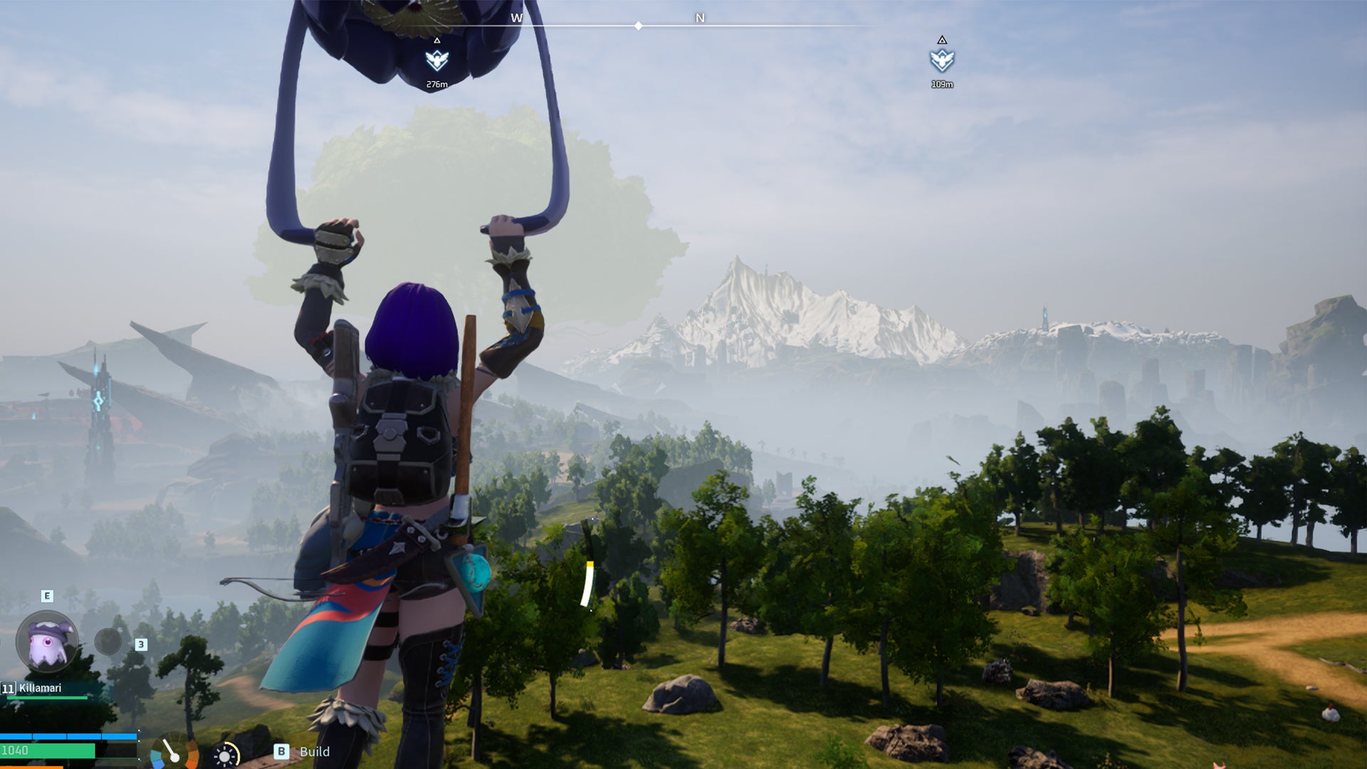 Gliding with a Killamari Pal in Palworld - 7