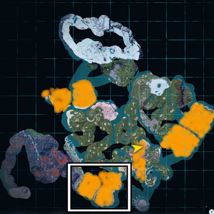 palworld rushoar bone farm map location