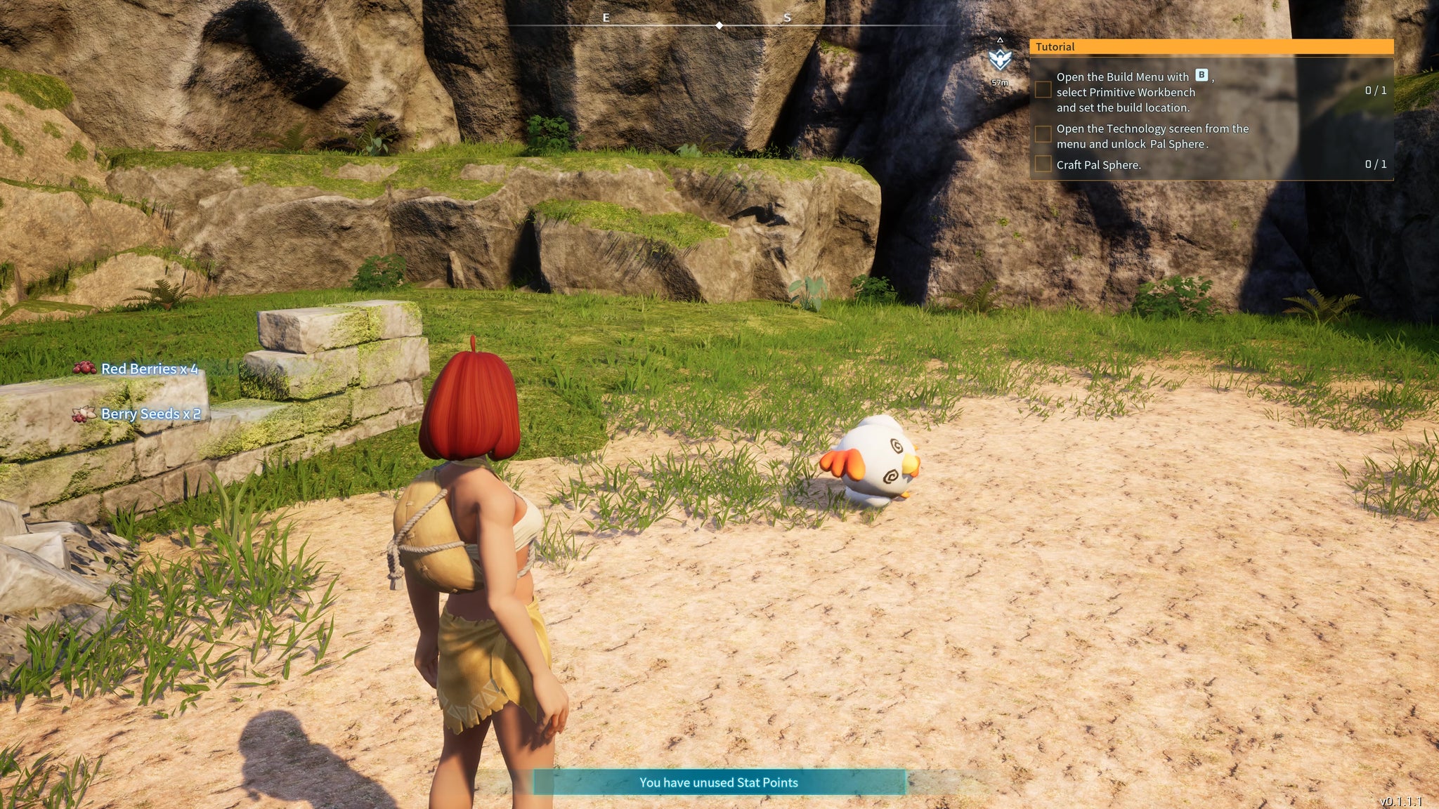 A woman watches a dead chicken roll around on the ground in Palworld - 5