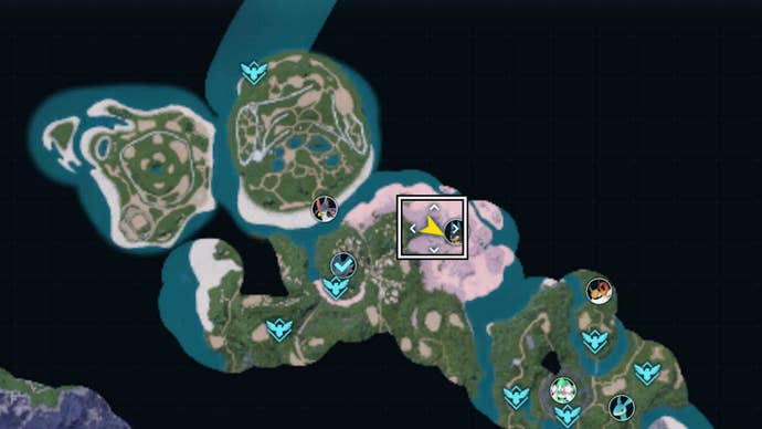 palworld west of anubis twilight dunes coal deposit map location