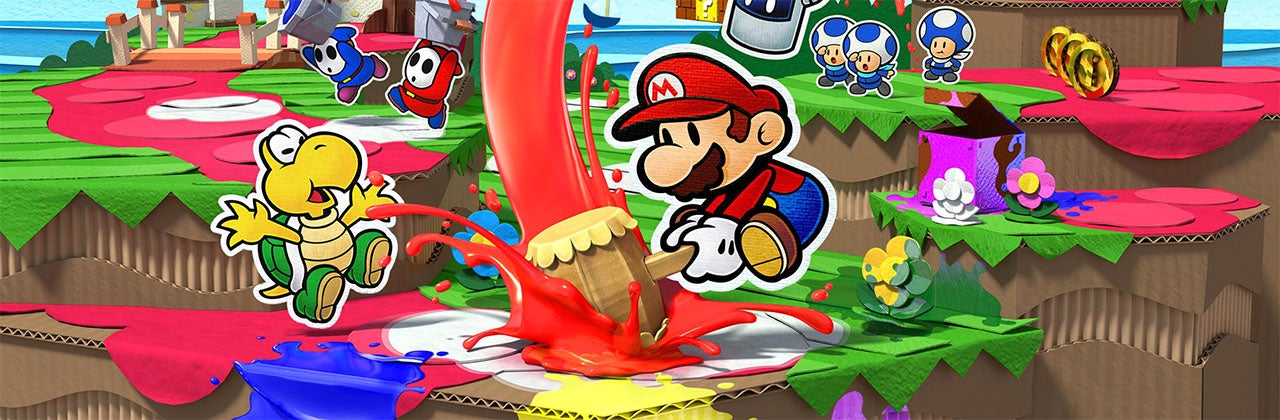 Paper Mario Color online Splash for Nintendo Wii U