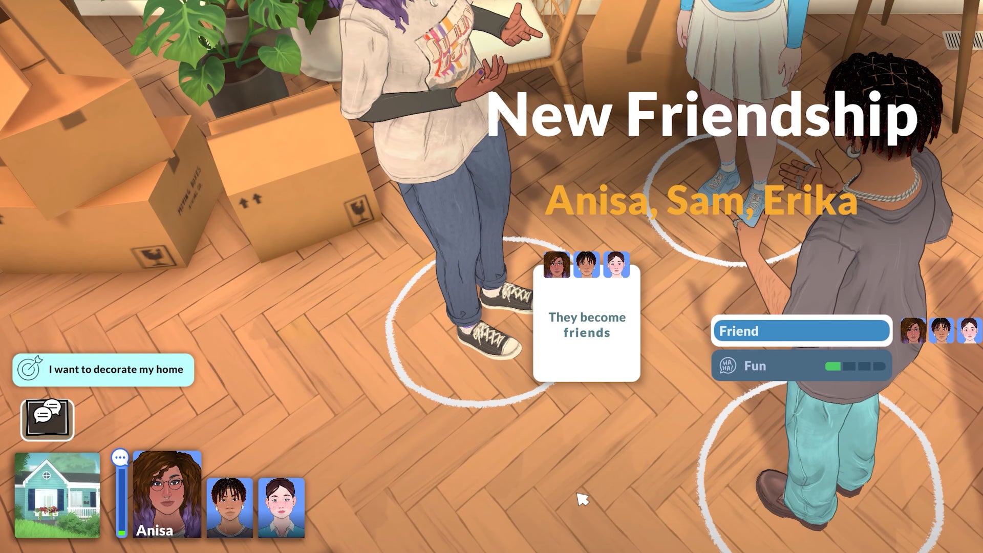 Paras become friends in Sim-like life sim Paralives - 4