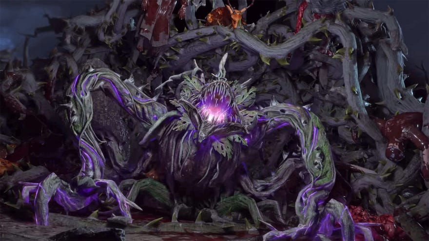 The Brambleghast boss in Path of Exile 2.