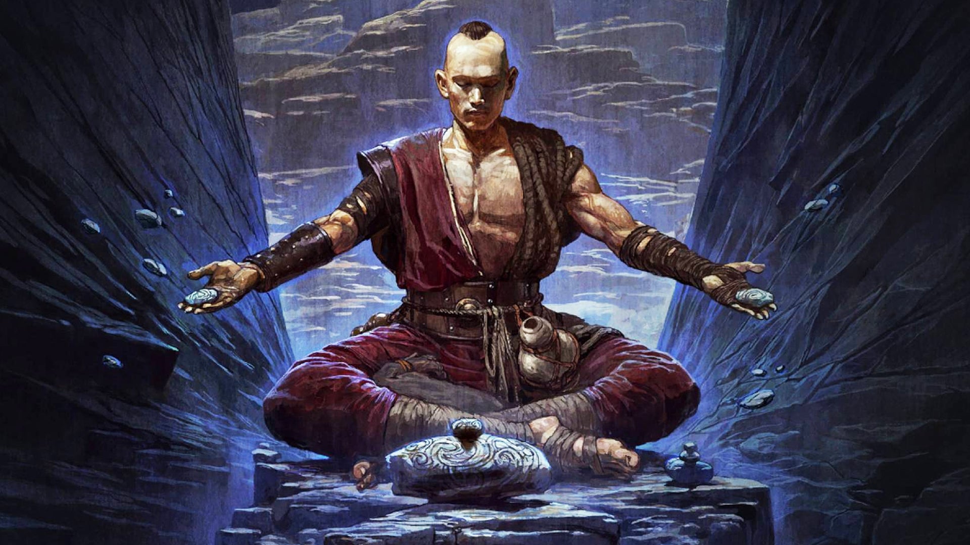 Concept art of the Monk class in Path of Exile 2. - 1