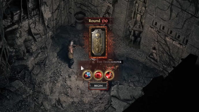 The player can choose from three Tribulations in the Trial of Chaos in Path of Exile 2.