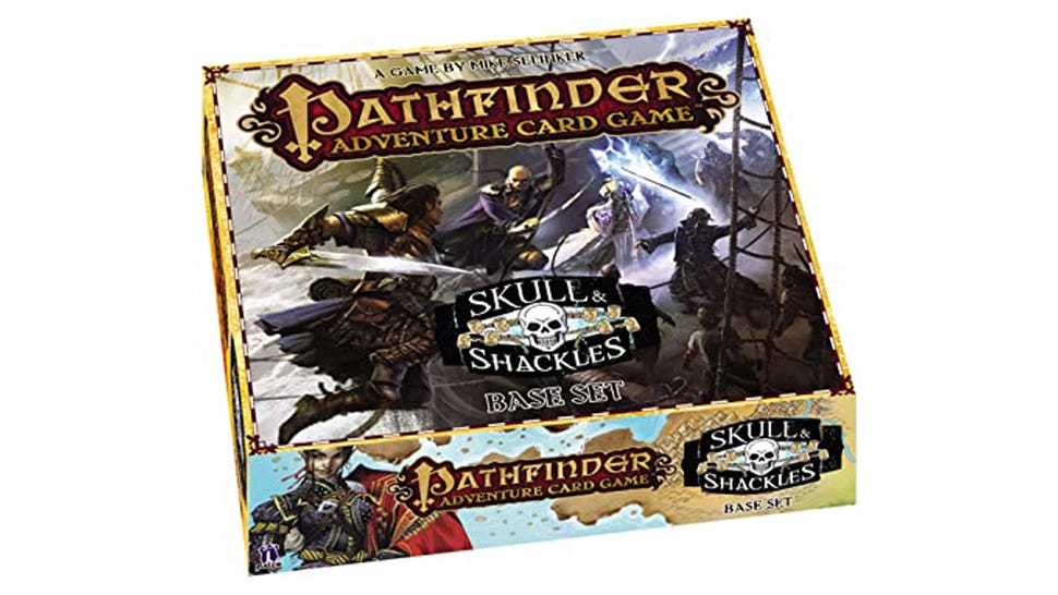 An image of the box for Pathfinder Adventure Card Game: Skulls & Shackles.
