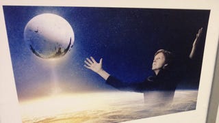 Paul McCartney is a hologram in the music video for Destiny's Hope for the Future