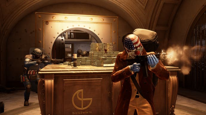 Clown masked heisters in Payday 3