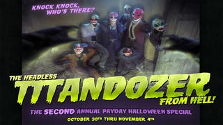 Payday 2 is also throwing a Halloween event