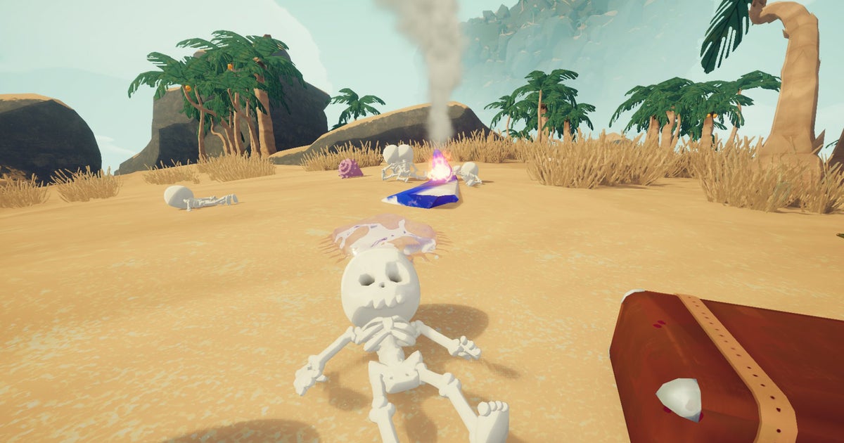 Peak modders are delivering peak modding: heres one that fills your game with the skeletons of dead players Peak modders are delivering peak modding: heres one that fills your game with the skeletons of dead players