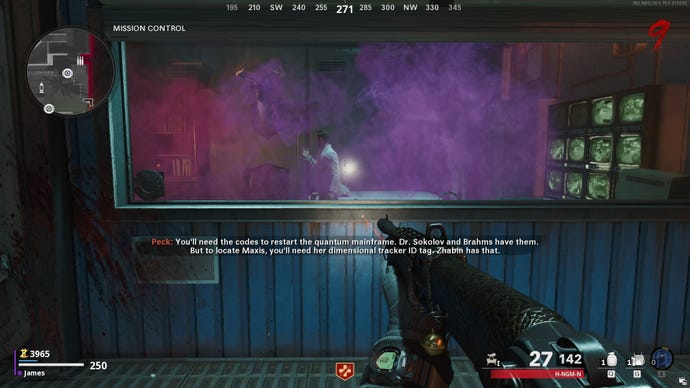 Peck talks a LOT while under the influence of a truth serum.