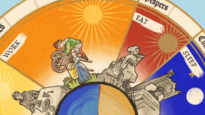 Work, eat, sleep, repeat – the life of a Bavarian peasant in the 16th centuary, and many of us today.