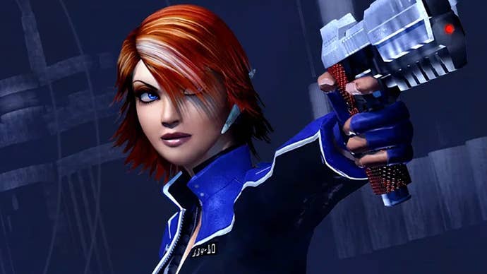 Joanna Dark in Perfect Dark Zero on Xbox 360