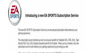 Report - EA Sports' Persistent ID to be a new paid subscription service
