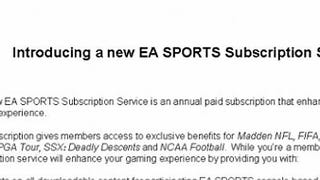 Report - EA Sports' Persistent ID to be a new paid subscription service