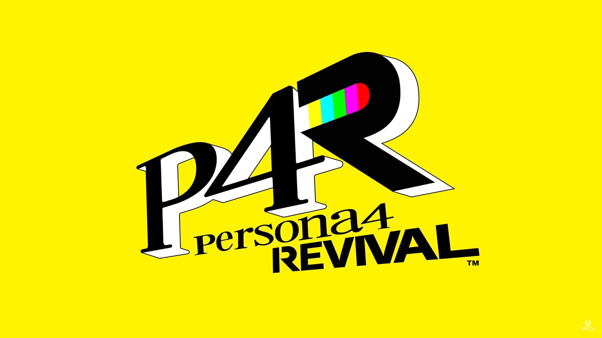The logo for Persona 4 Revival is shown against a yellow background. - 1