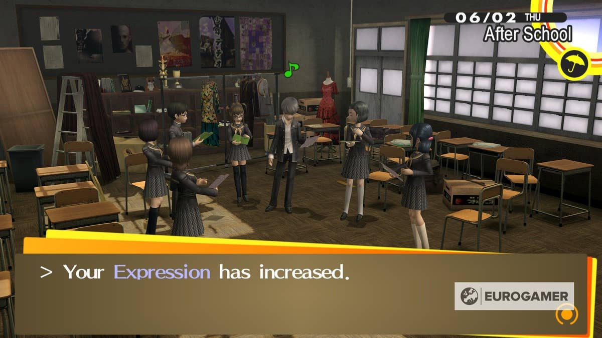 Persona 4 Golden Social Stats, best ways to increase Courage