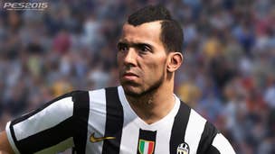 These first PES 2015 FOX Engine screens show men, a stadium and a huge camera