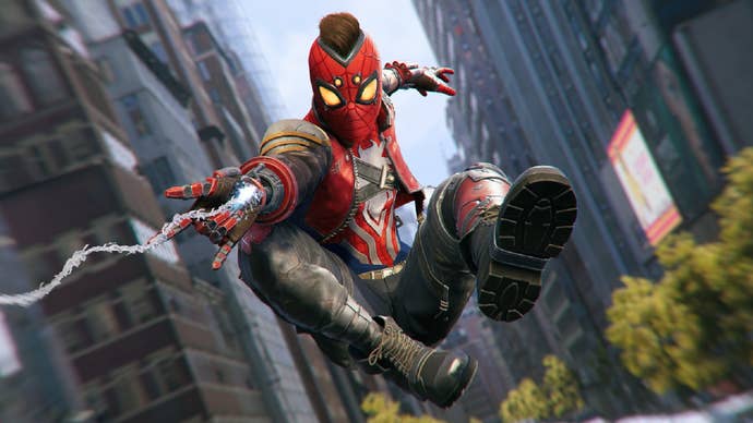 The Apunkalyptic Suit from Spider-Man 2.