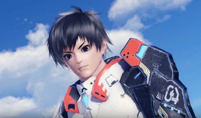 A man stares with purpose in Phantasy Star Online 2: New Genesis.