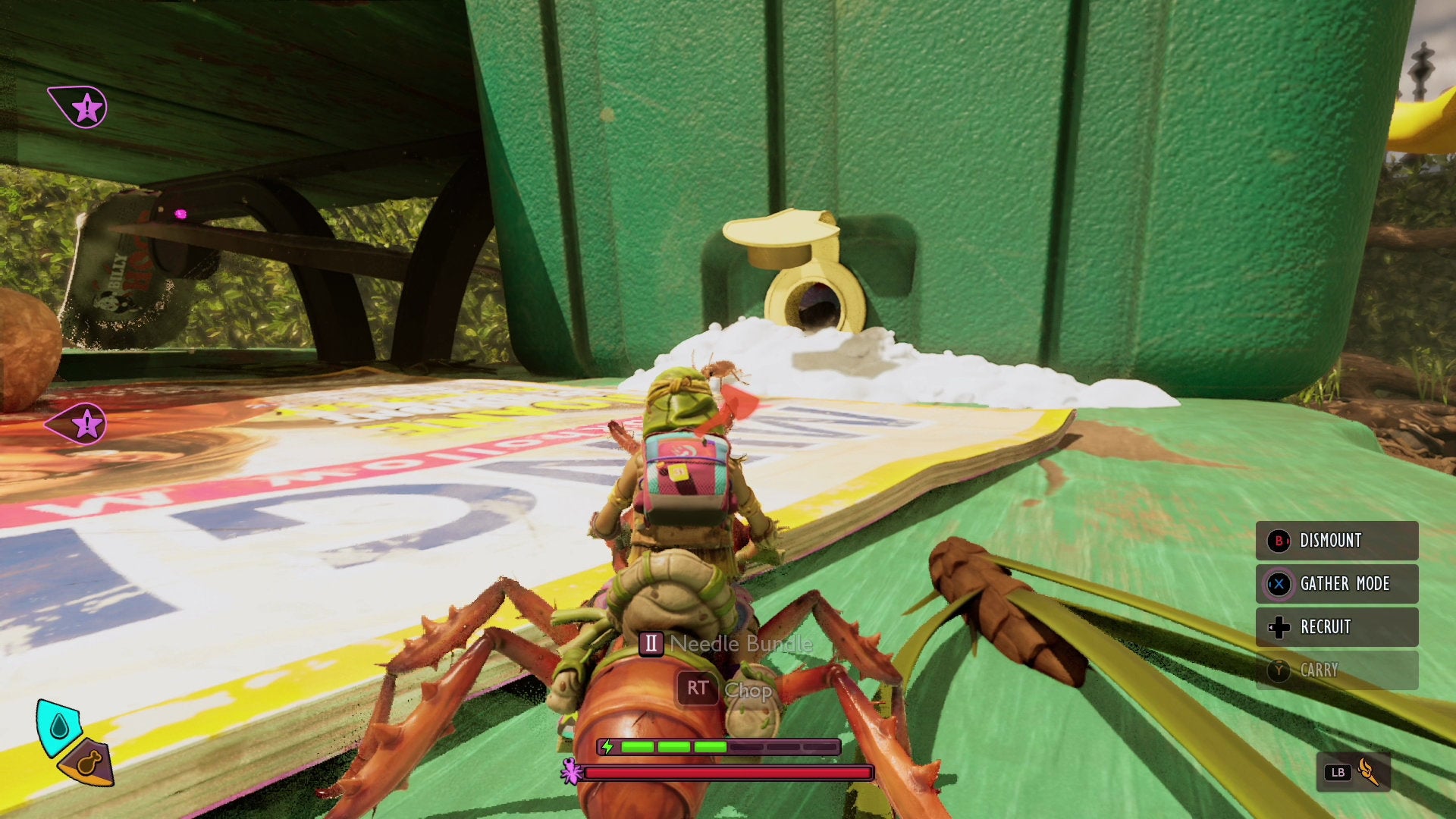 Searching for a Milk Molar in the Picnic Table region of Grounded 2 - 42