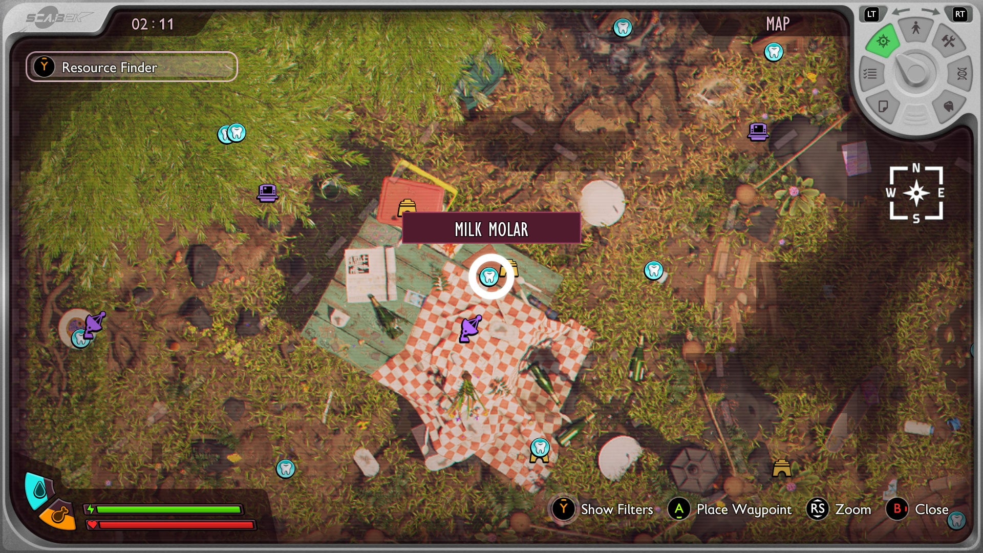 A map screenshot in Grounded 2 - 39