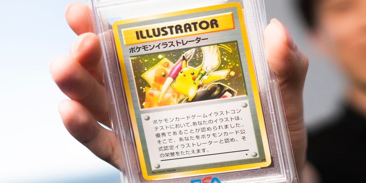 This Rare Illustrator Pikachu Pokemon Card Sold for Nearly $1 Million –  Robb Report, pikachu illustrator card 