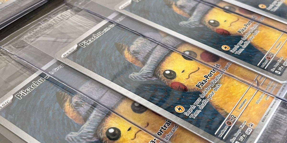 van gogh pokemon card x Pikachu CGC 10 Gem Featuring brilliant artwork by Naoyo Kimura Pokmon Van Gogh Pikachu with